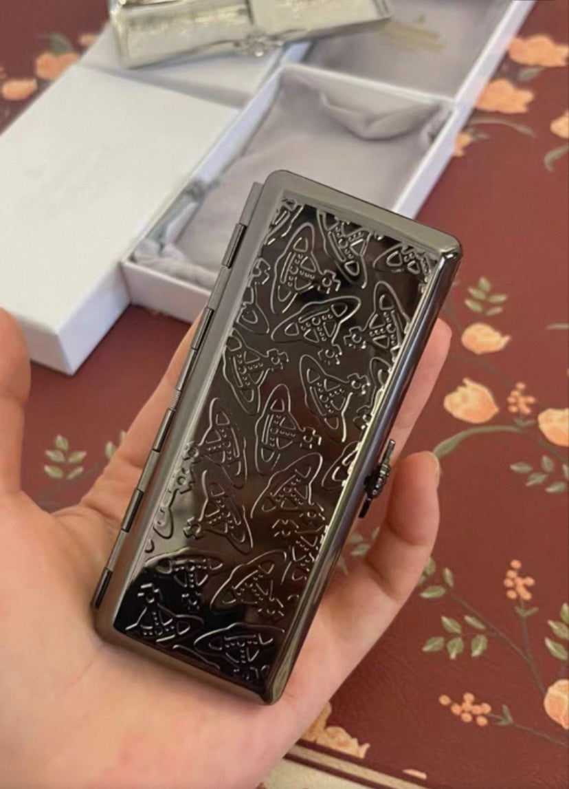 Cigarette Case Repeated Orb Design (2 Colors)