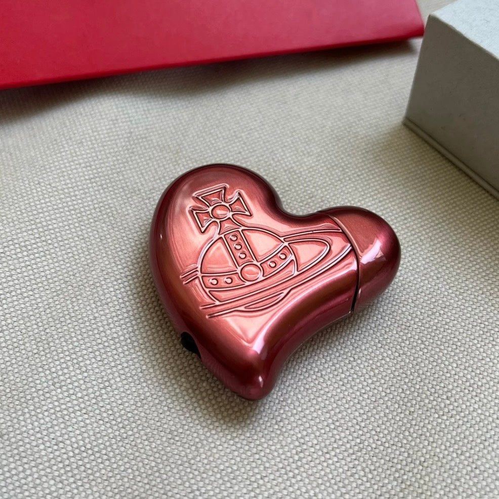 Red Rose Gold Pink Valentines Edition Heart Orb Lighter *2 Colors*