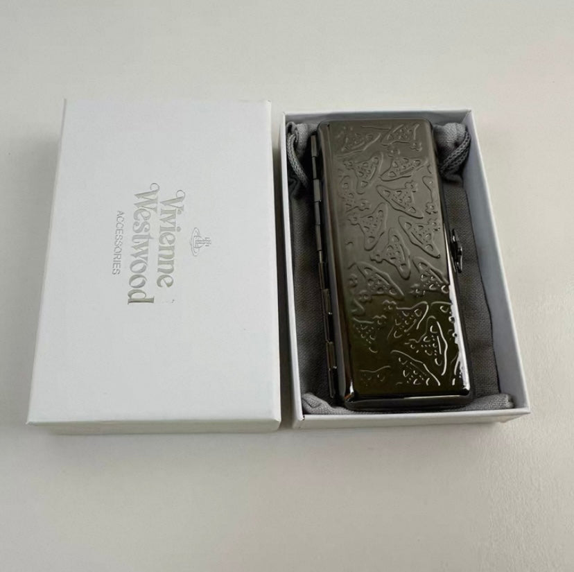 Cigarette Case Repeated Orb Design (2 Colors)