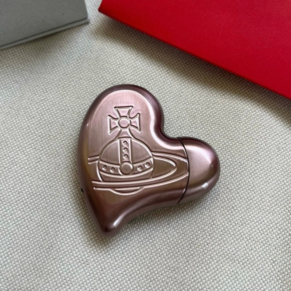 Red Rose Gold Pink Valentines Edition Heart Orb Lighter *2 Colors*