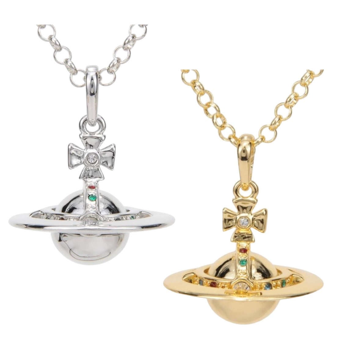 Opening Locket Orb 20MM Pendant Necklace Gold & Silver (2 colors)