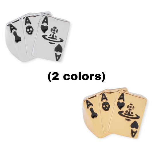 Multi Playing Cards Gold & Silver Ring (2 colors)