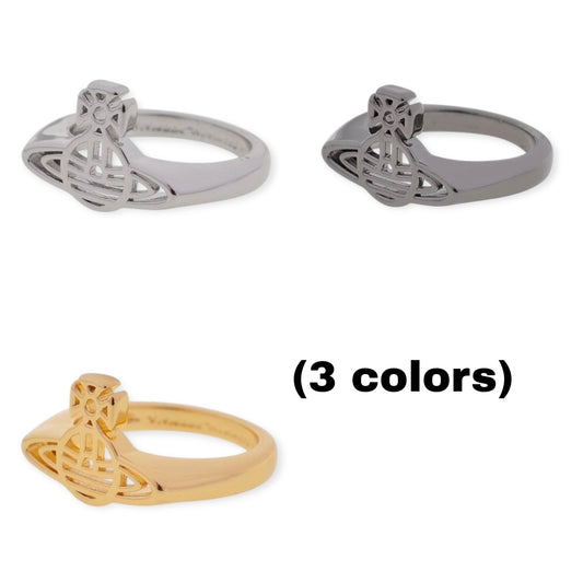 Hollow Outline Orb Design Ring (3 Colors)