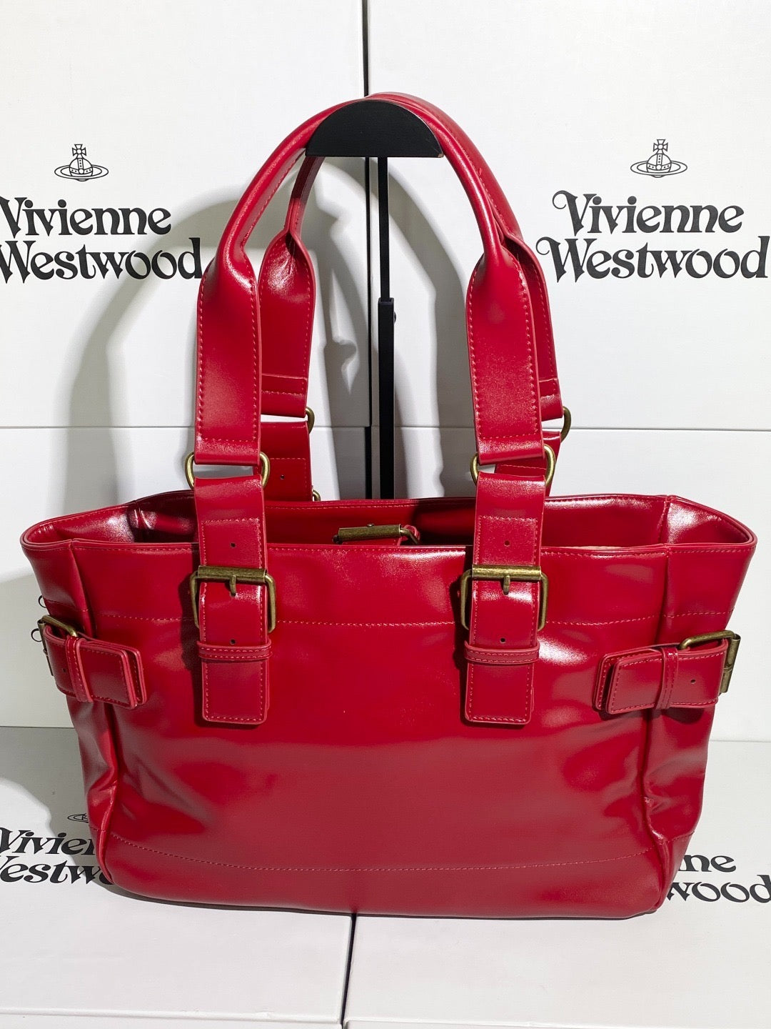 Red Orb Design Messenger Tote Hand Bag