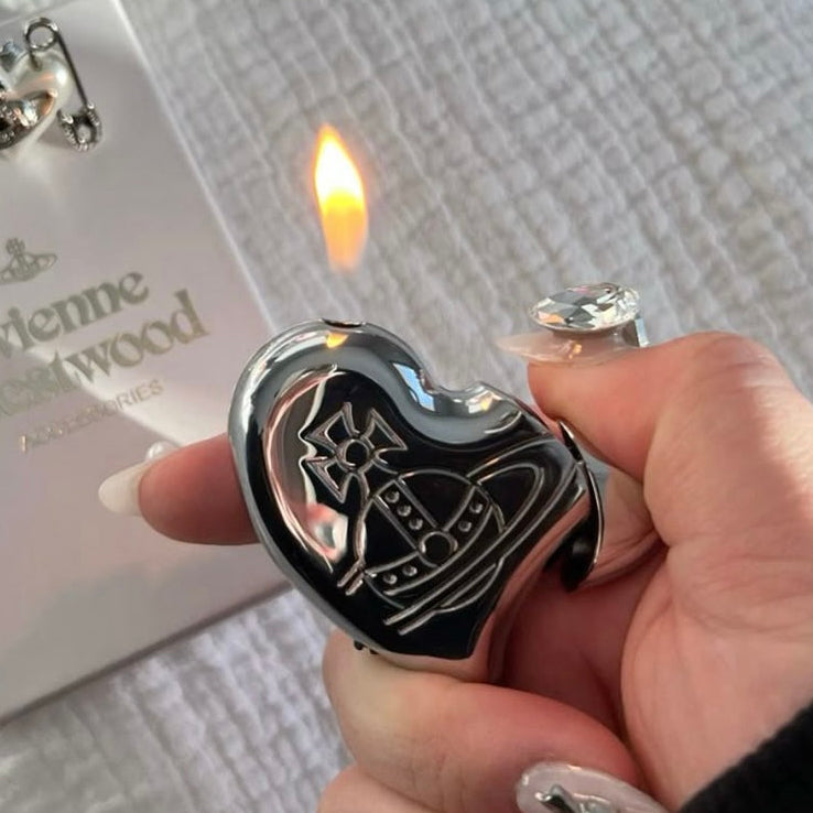 Silver Shins Orb Lighter & Heart Orb Lighter Combo Bundle