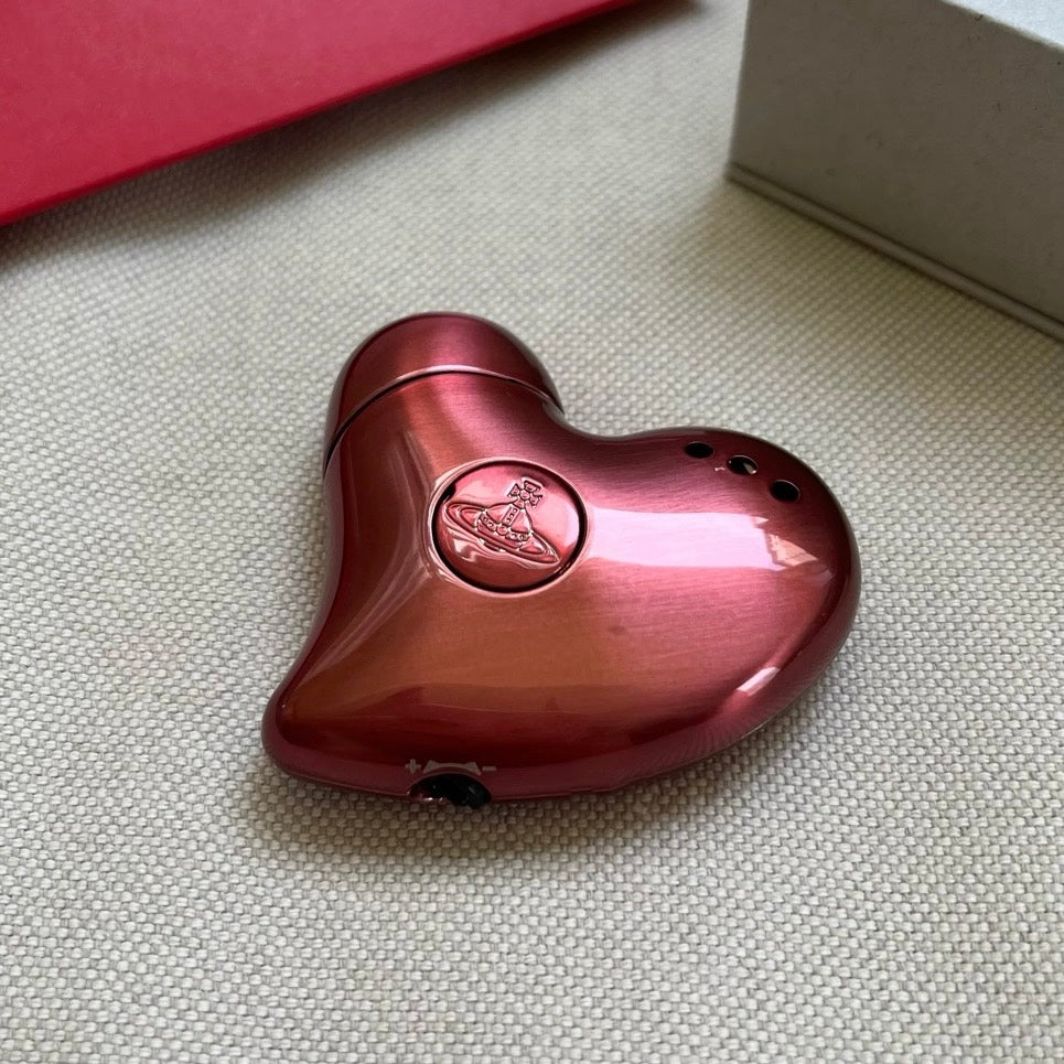 Red Rose Gold Pink Valentines Edition Heart Orb Lighter *2 Colors*