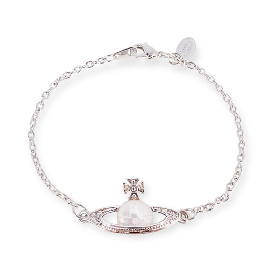 Mini Green Pearl Orb Pendant Bracelet (2 Colors)