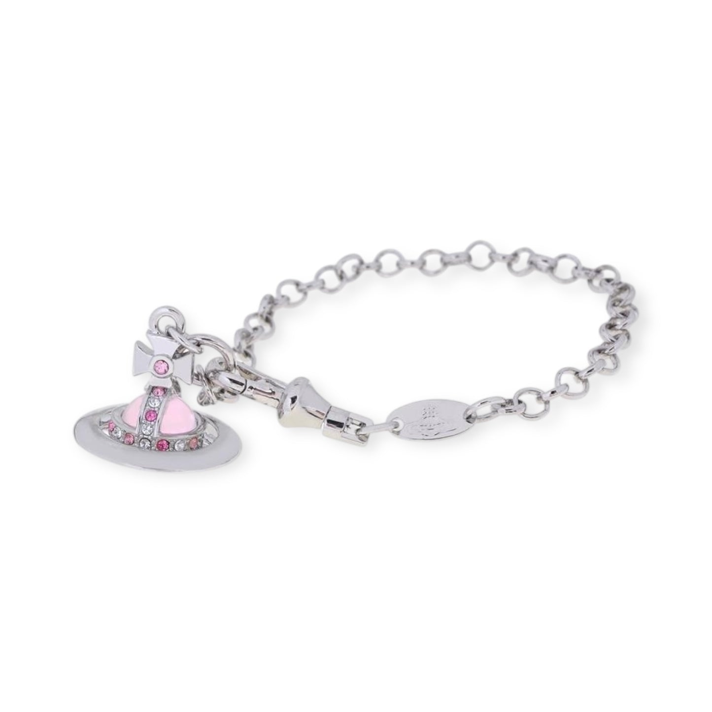 6MM Petite Hanging Orb Saturn Pendant Bracelet (7 Colors)