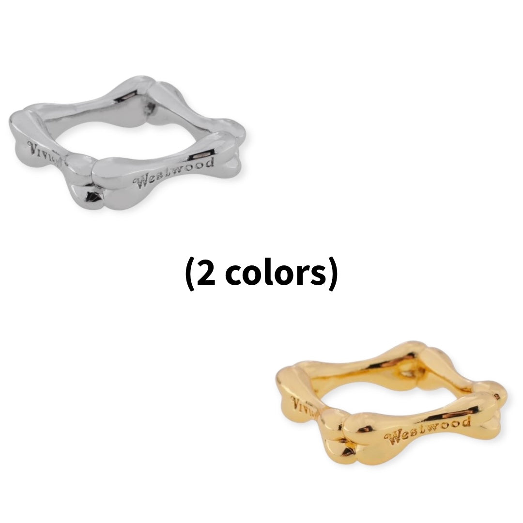 Multi Bone Bones Staple Ring (2 colors)