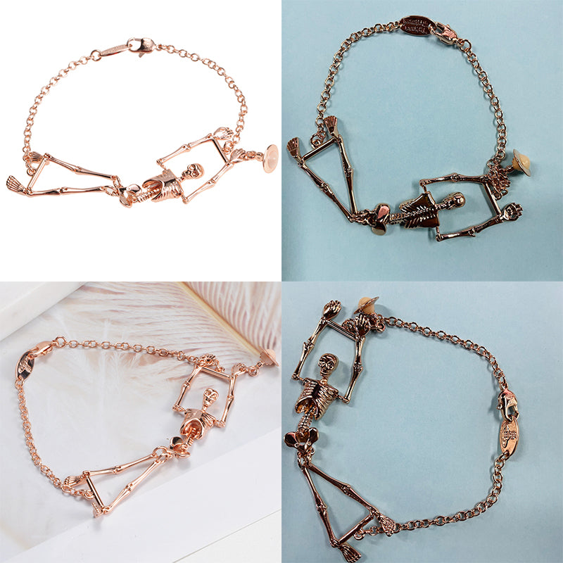 Skeleton Body Pendant Bracelet (3 Colors)