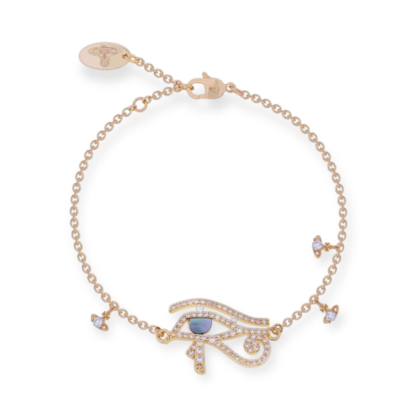 Eye of Horus Design Mini Orb Gold & Silver Bracelet (2 Colors)