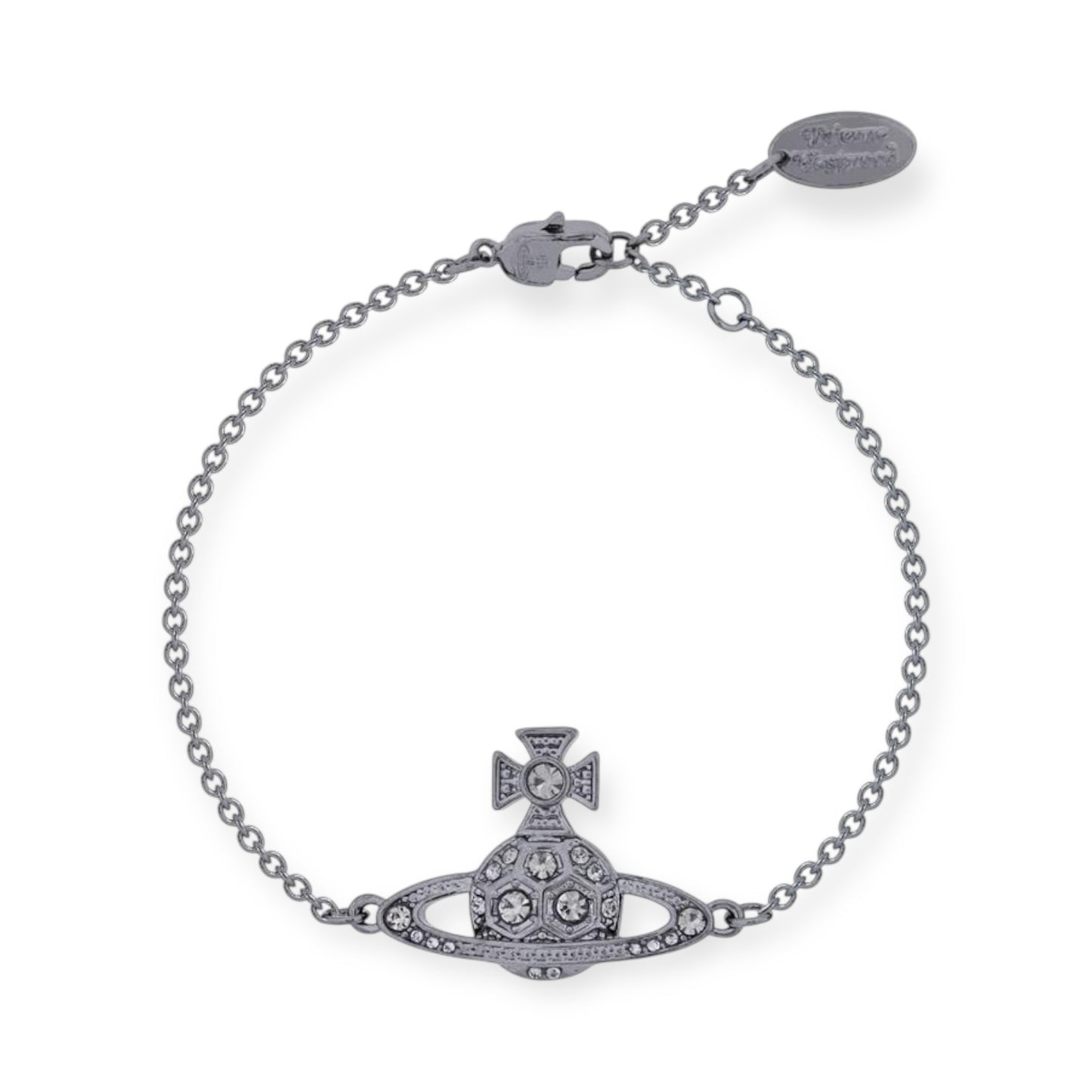 Multicolor Gem Studded Soccer Ball Design Orb Pendant Bracelet (4 Colors)