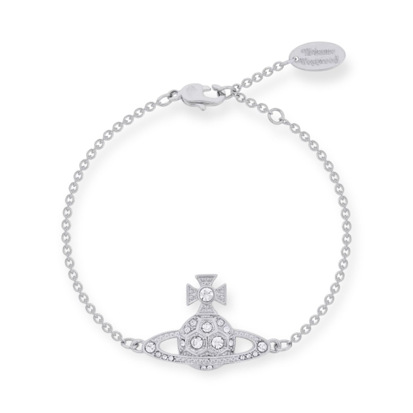 Multicolor Gem Studded Soccer Ball Design Orb Pendant Bracelet (4 Colors)