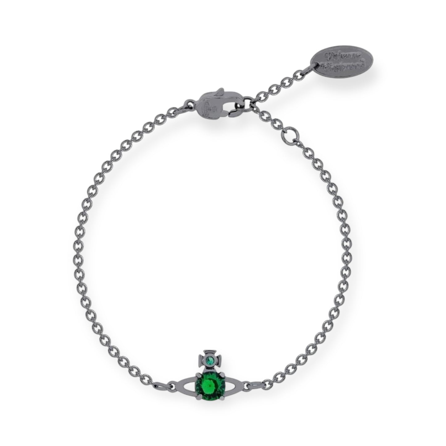 Mini Gem Stud Orb Pendant Bracelet (5 Colors)