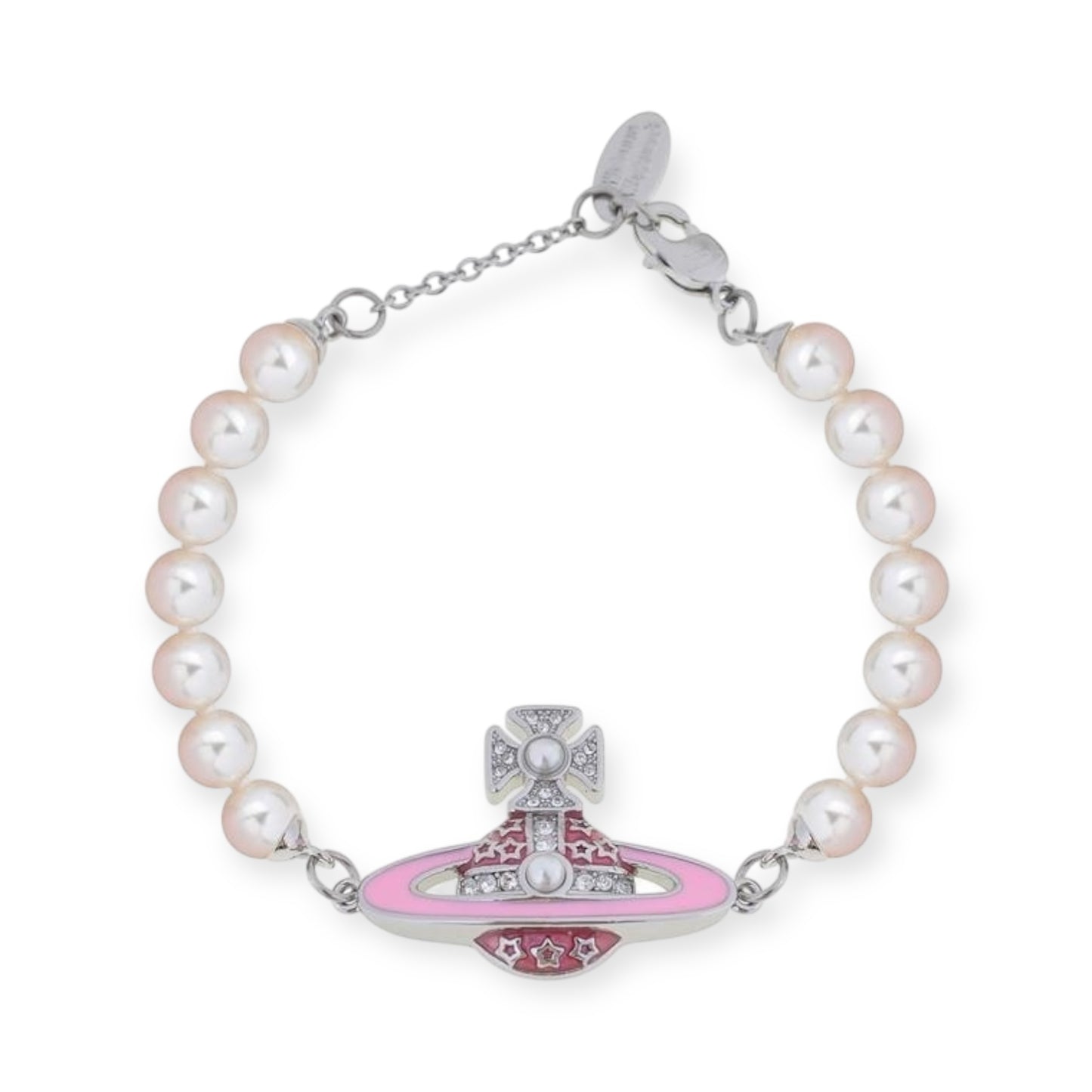 Multi Star Orb Pendant Beaded Pearl Bracelet (2 Colors)