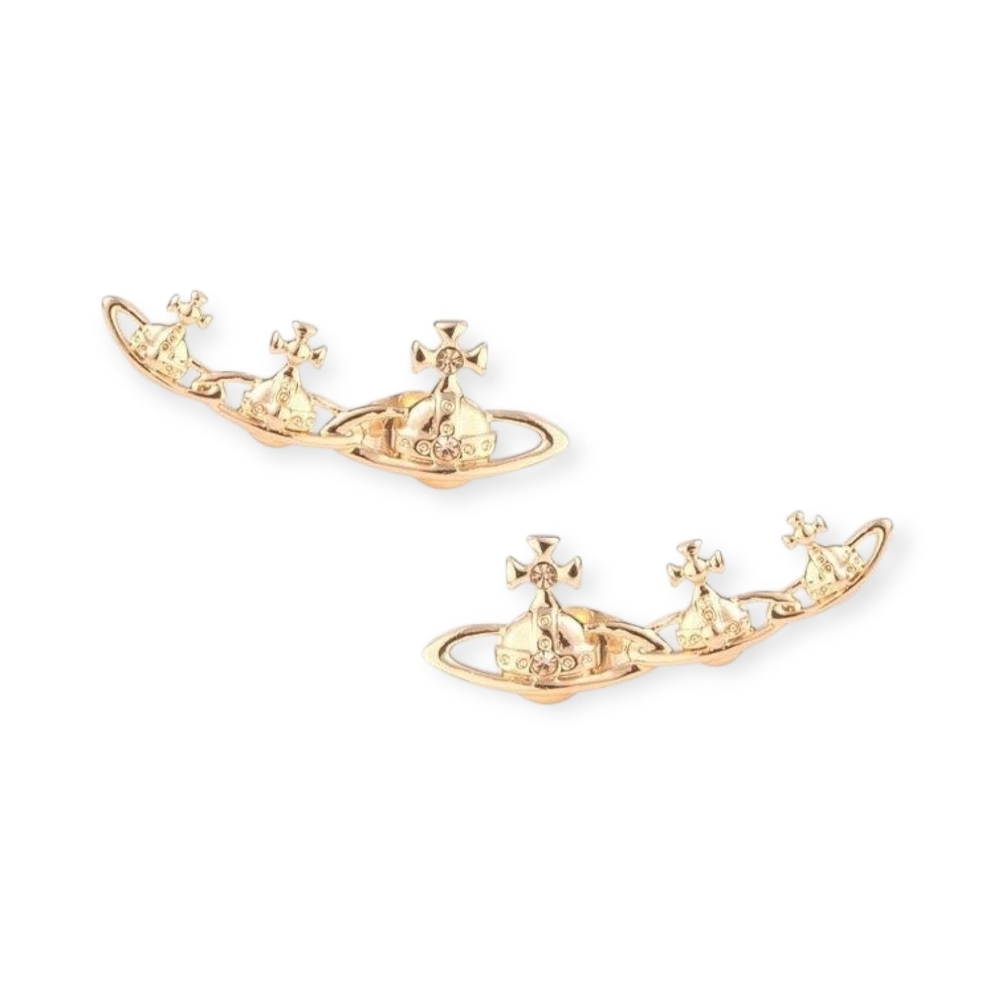 Mini Basic Staple Colored Multi Orb Pendant Earrings (3 Colors)