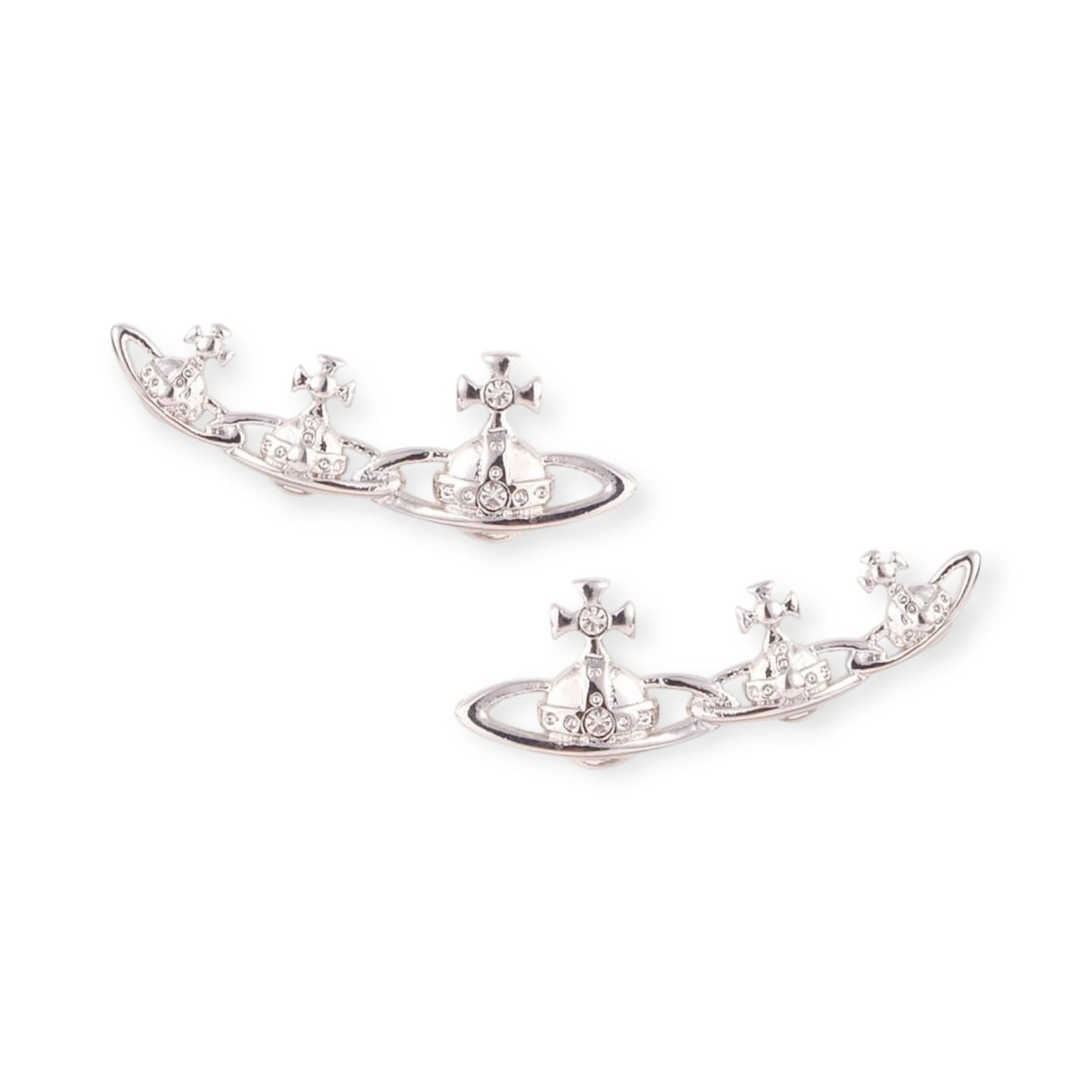 Mini Basic Staple Colored Multi Orb Pendant Earrings (3 Colors)