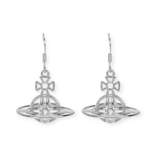 Wired Outline Orb Pendant Earrings (4 Colors)