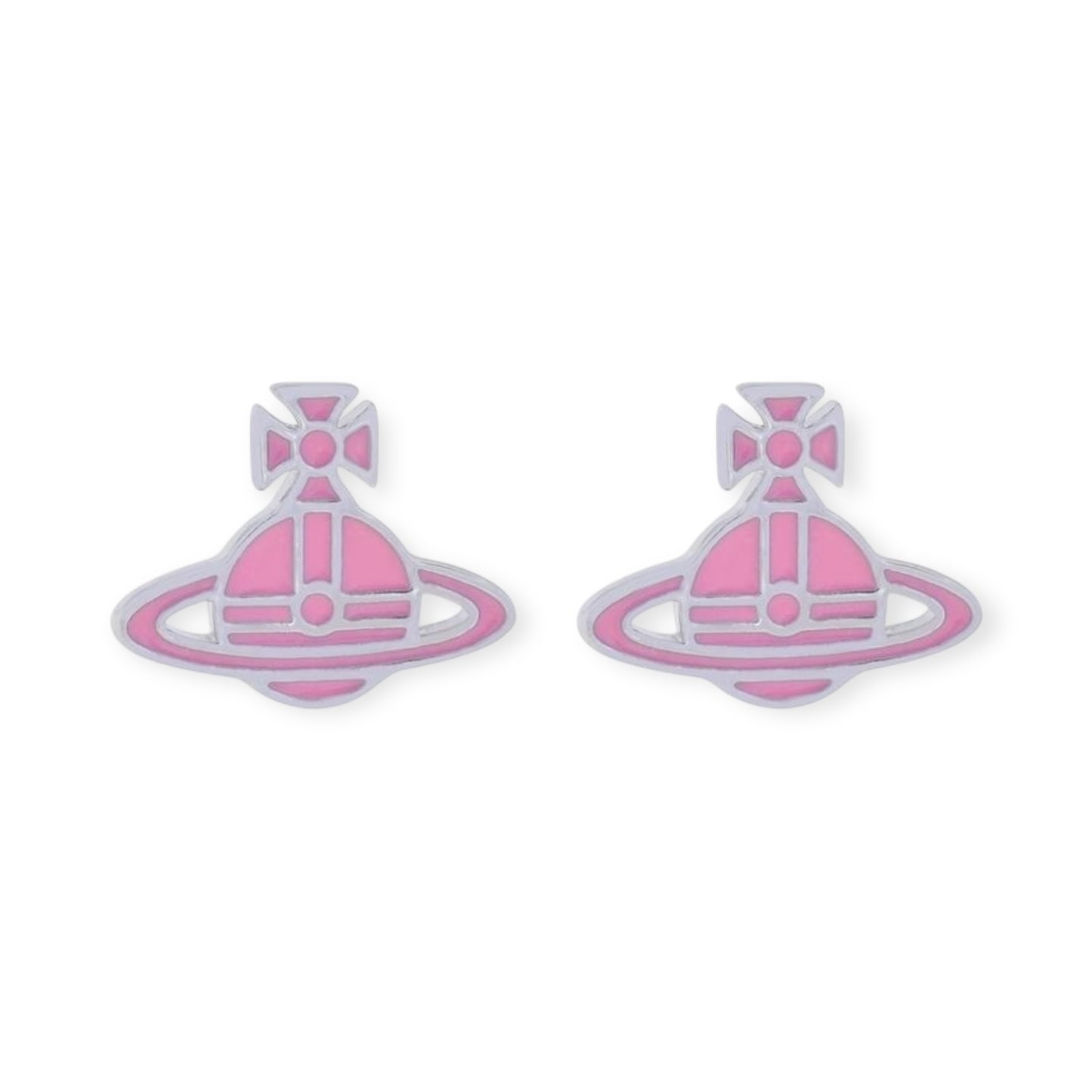 Multicolor Outline Orb Design 2D Earrings (12 Colors)