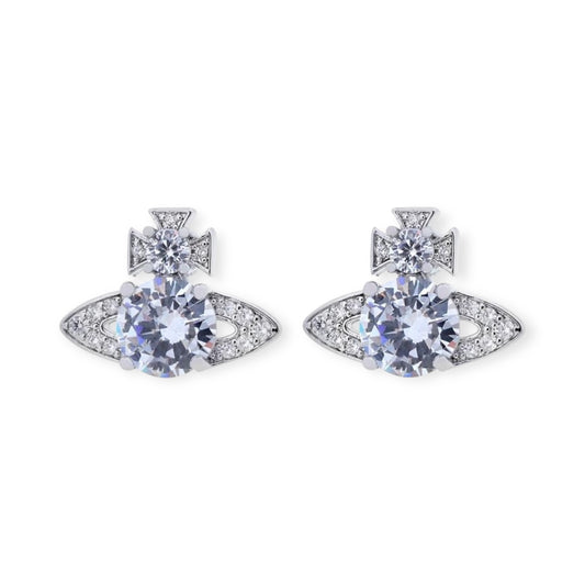 Multicolor Gem Orb Pendant Earrings (4 Colors)