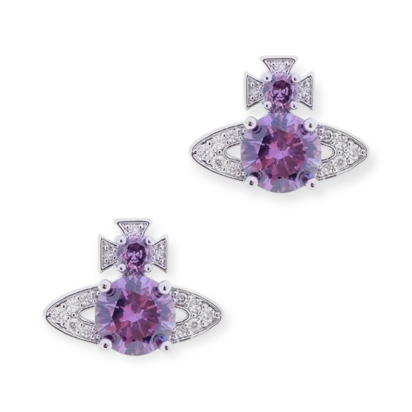 Multicolor Gem Orb Pendant Earrings (4 Colors)