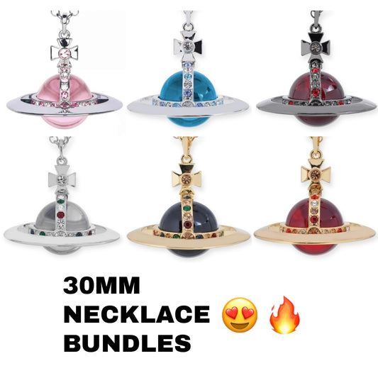 30MM ORB NECKLACES MULTIPACK BUNDLE