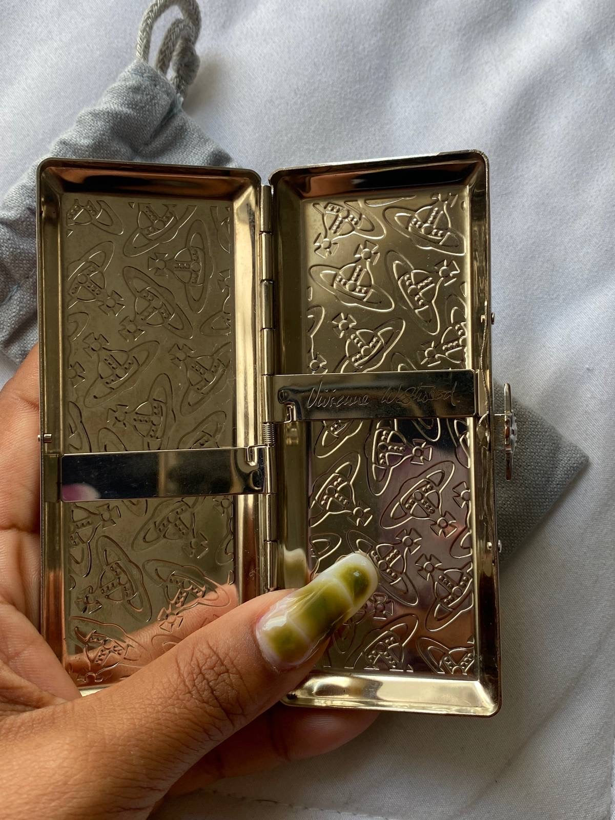 Cigarette Case Repeated Orb Design (2 Colors)