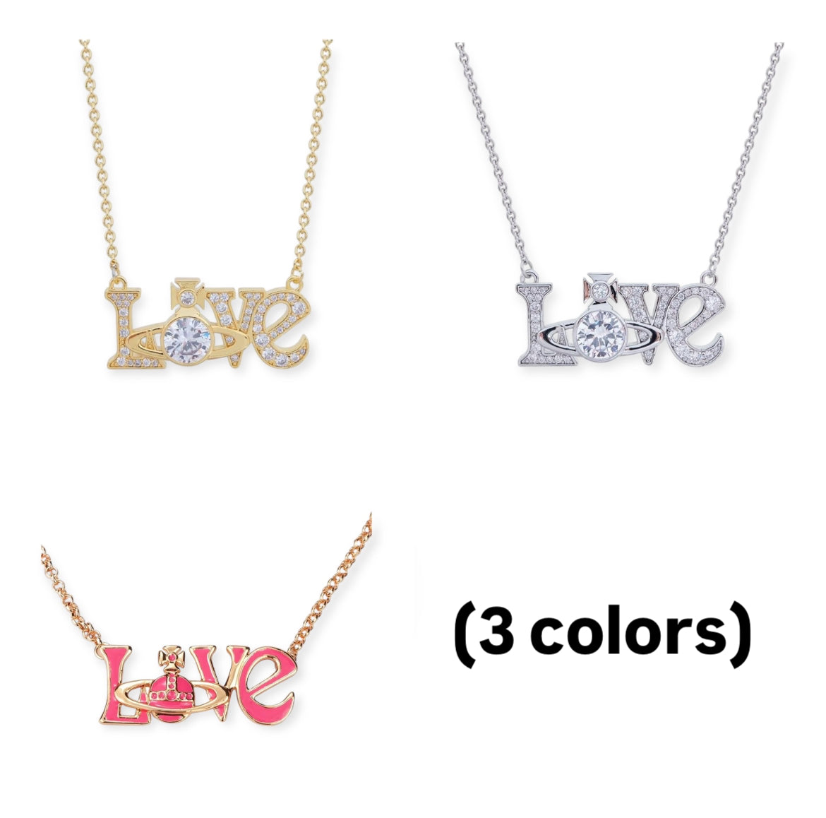 Love Orb Statement Necklace (3 colors)