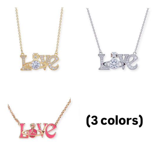 Love Orb Statement Necklace (3 colors)