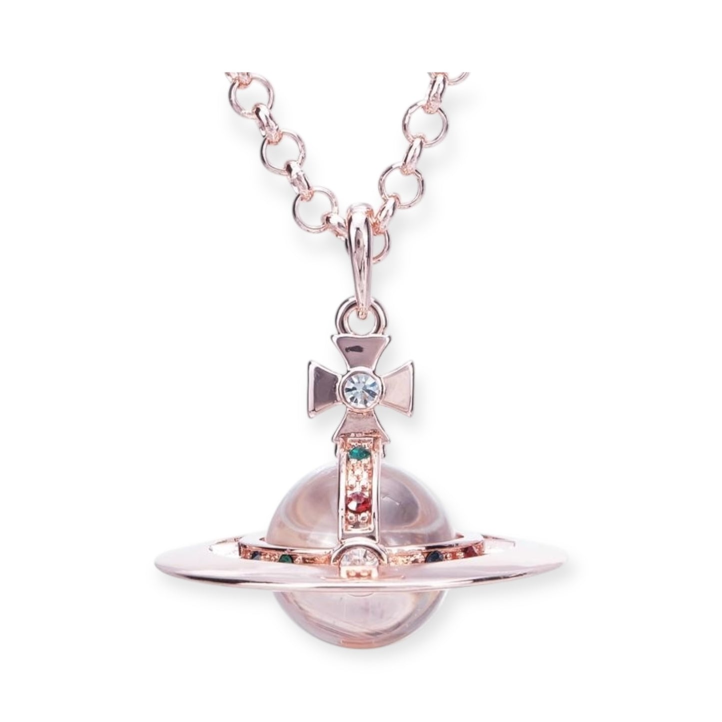 20MM Medium Saturn Orb Pendant Necklace (28 Styles)