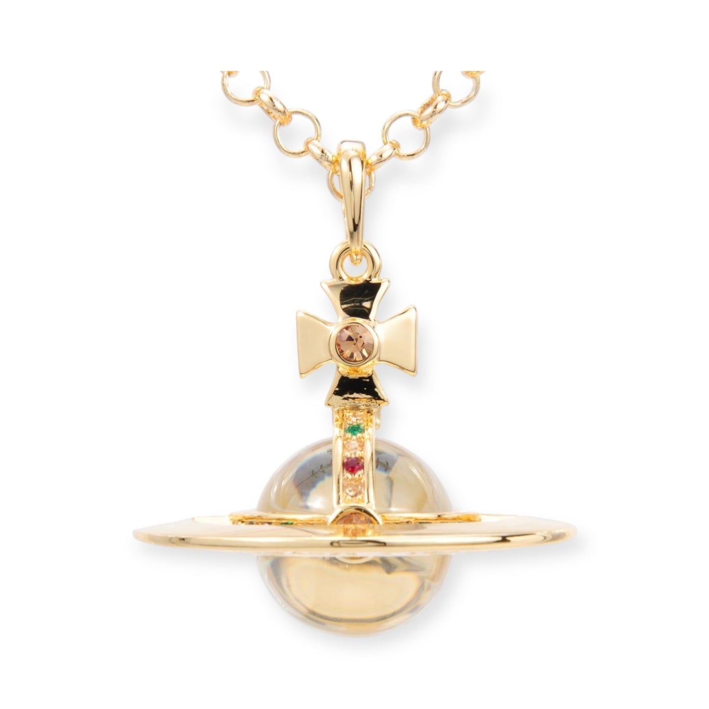 20MM Medium Saturn Orb Pendant Necklace (28 Styles)