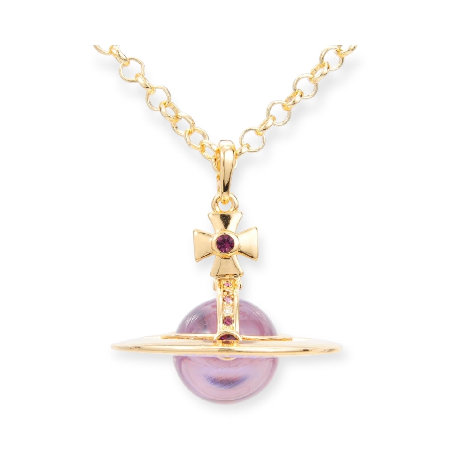 20MM Medium Saturn Orb Pendant Necklace (28 Styles)