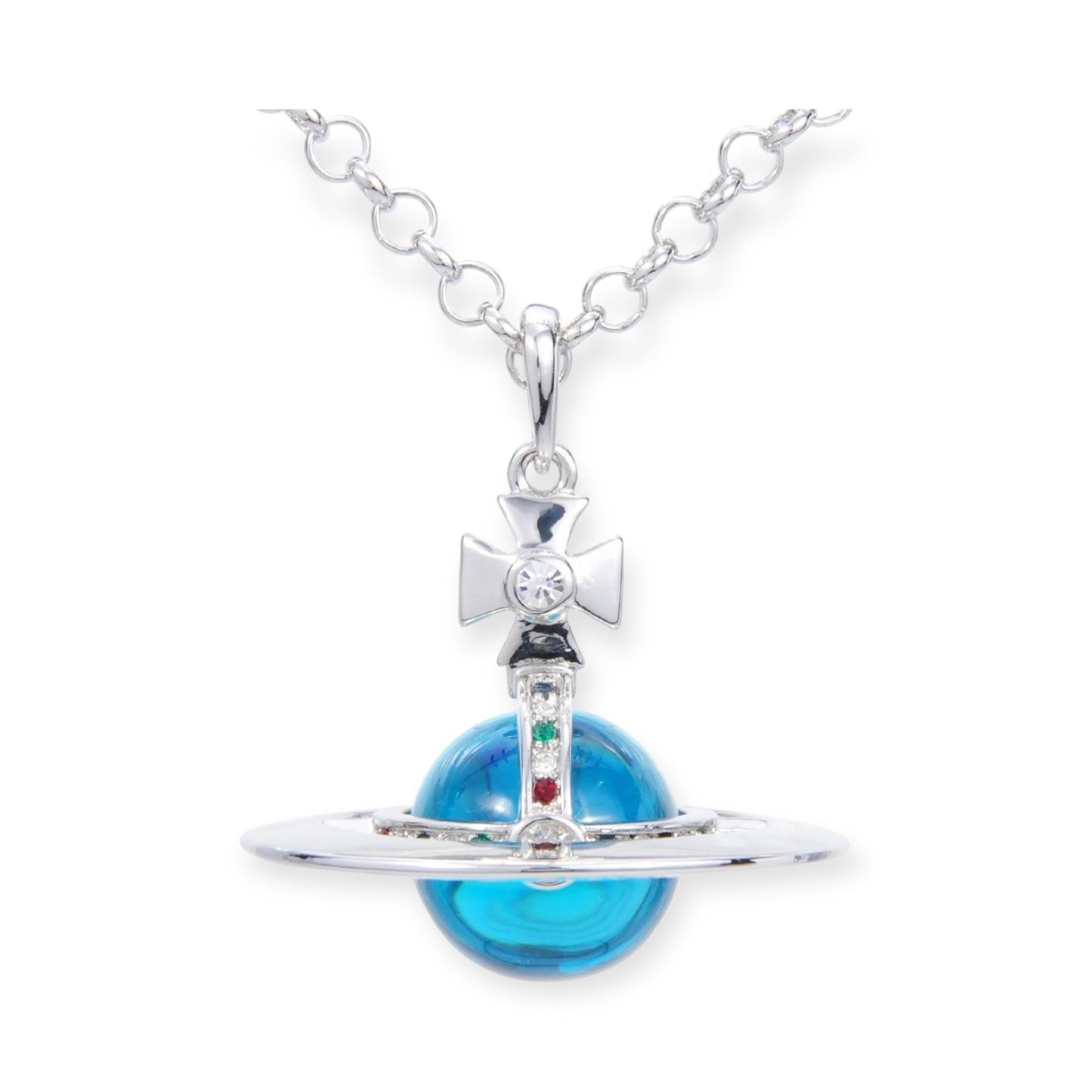 20MM Medium Saturn Orb Pendant Necklace (28 Styles)