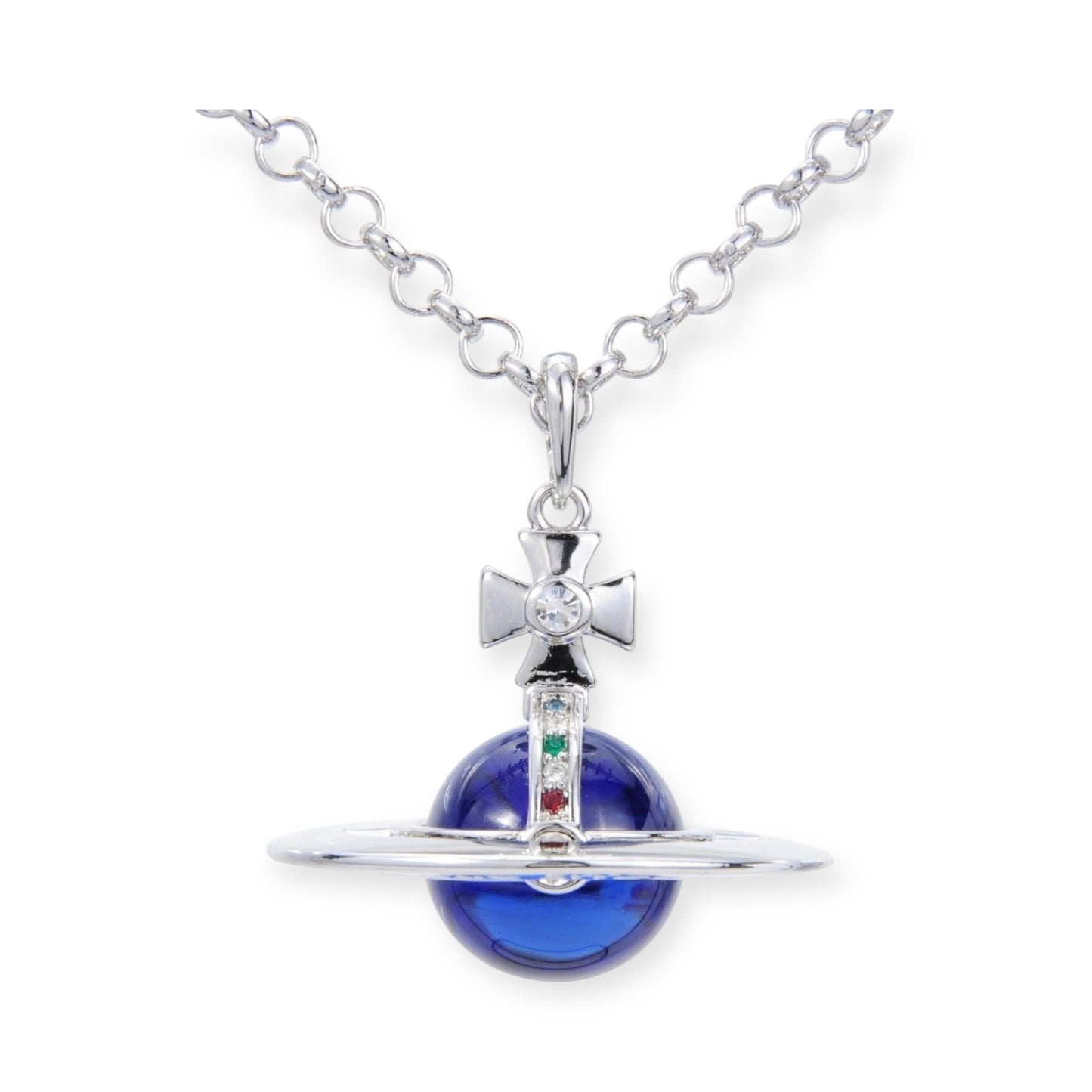 20MM Medium Saturn Orb Pendant Necklace (28 Styles)
