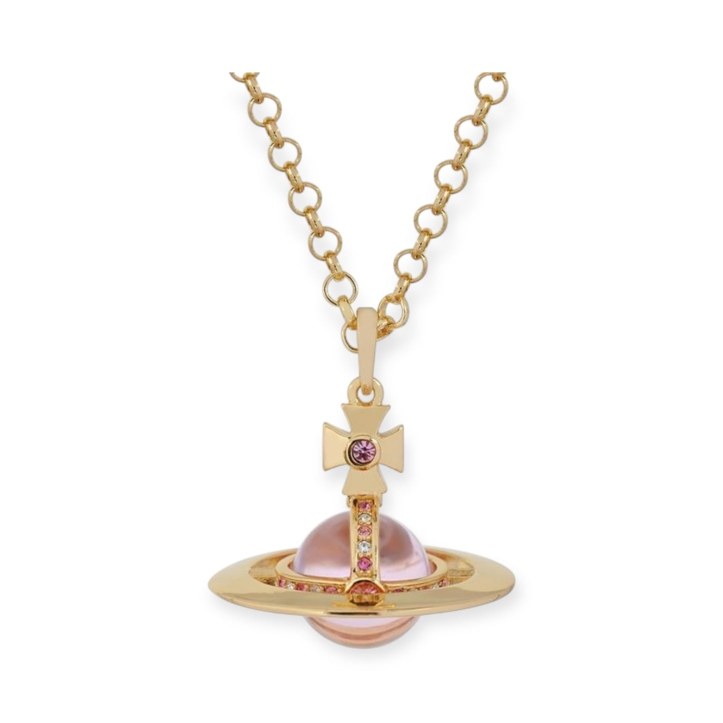 20MM Medium Saturn Orb Pendant Necklace (28 Styles)