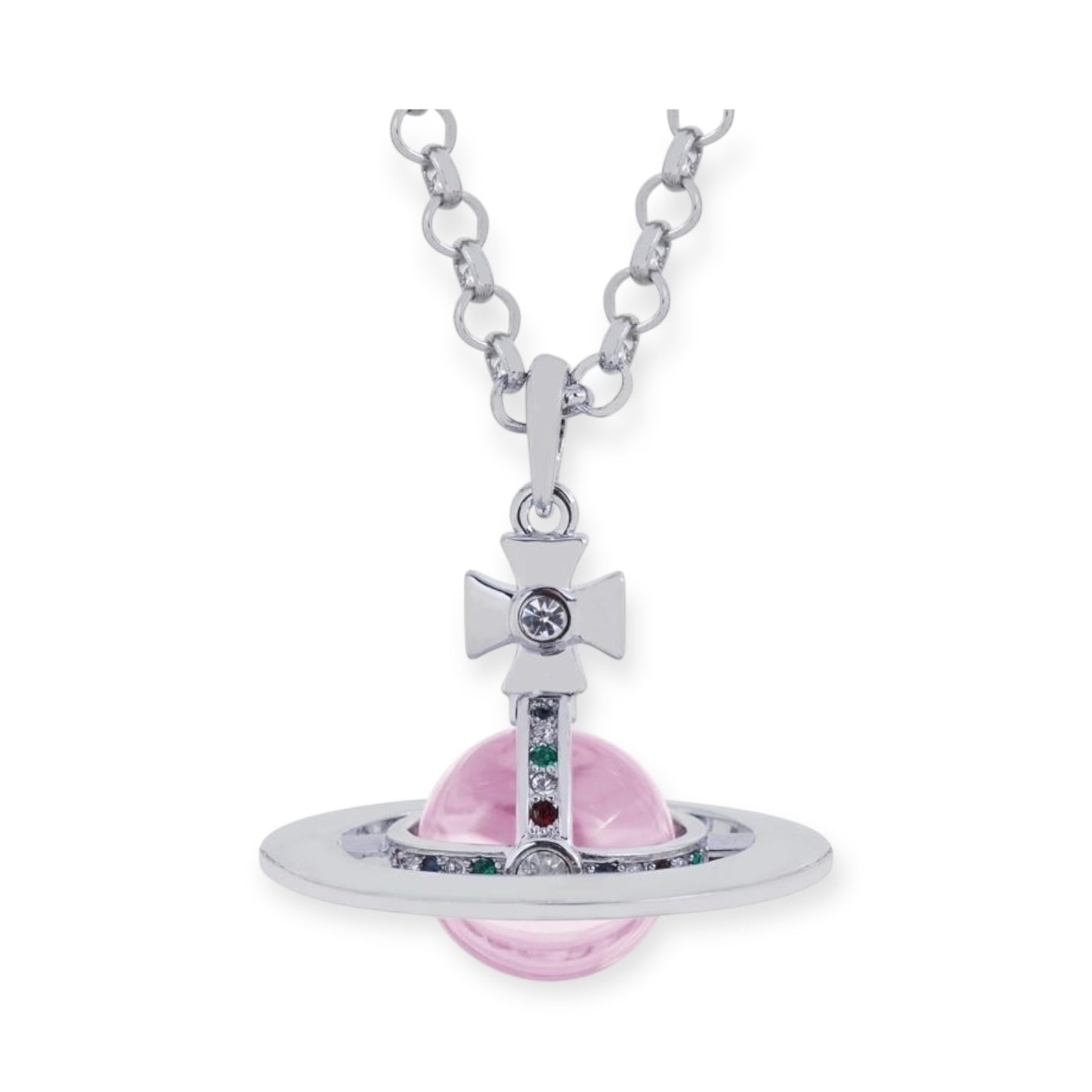 20MM Medium Saturn Orb Pendant Necklace (28 Styles)