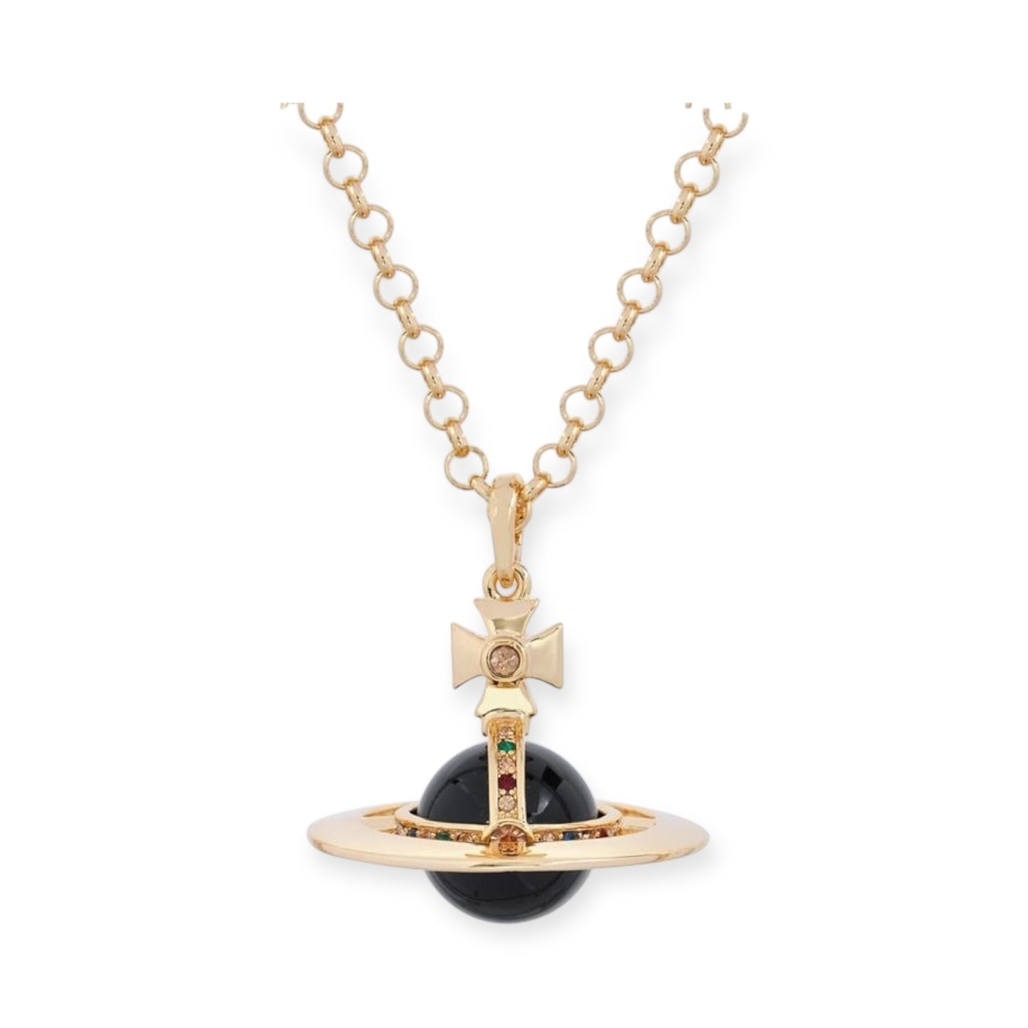 20MM Medium Saturn Orb Pendant Necklace (28 Styles)