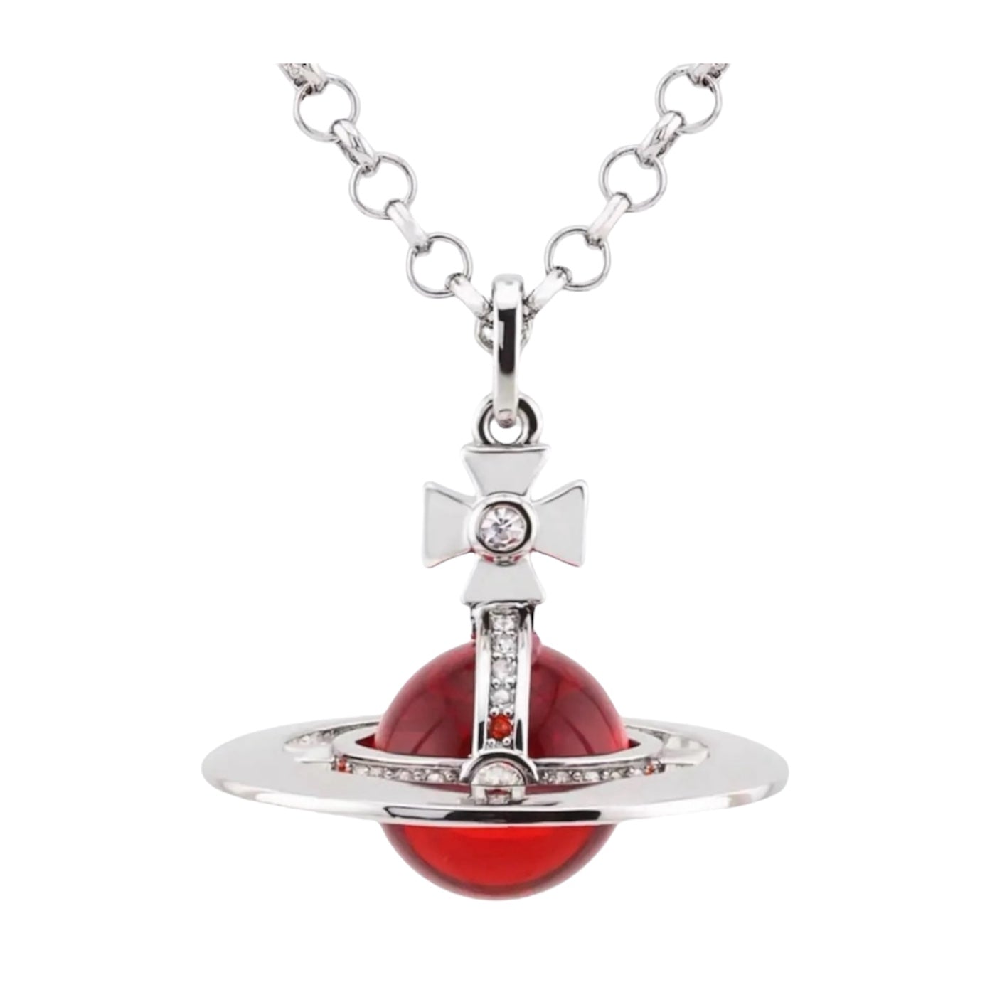 20MM Medium Saturn Orb Pendant Necklace (28 Styles)