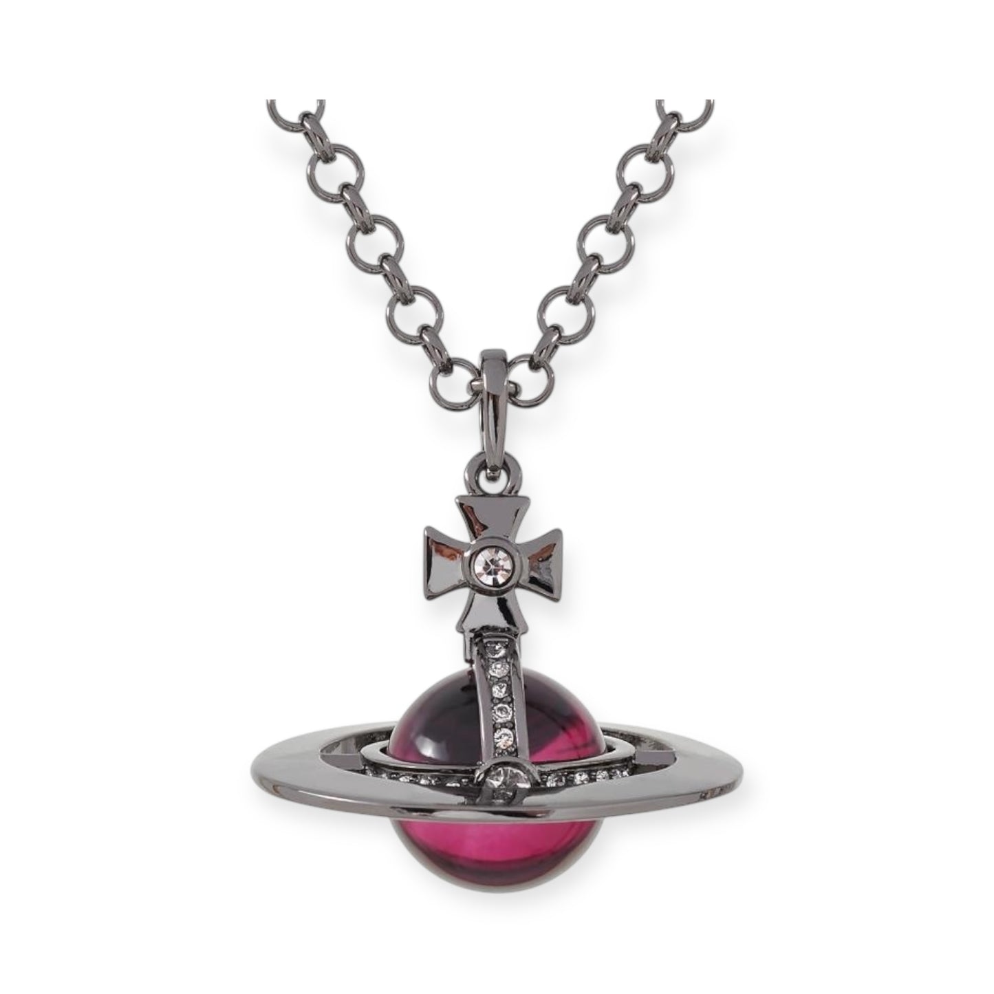 20MM Medium Saturn Orb Pendant Necklace (28 Styles)