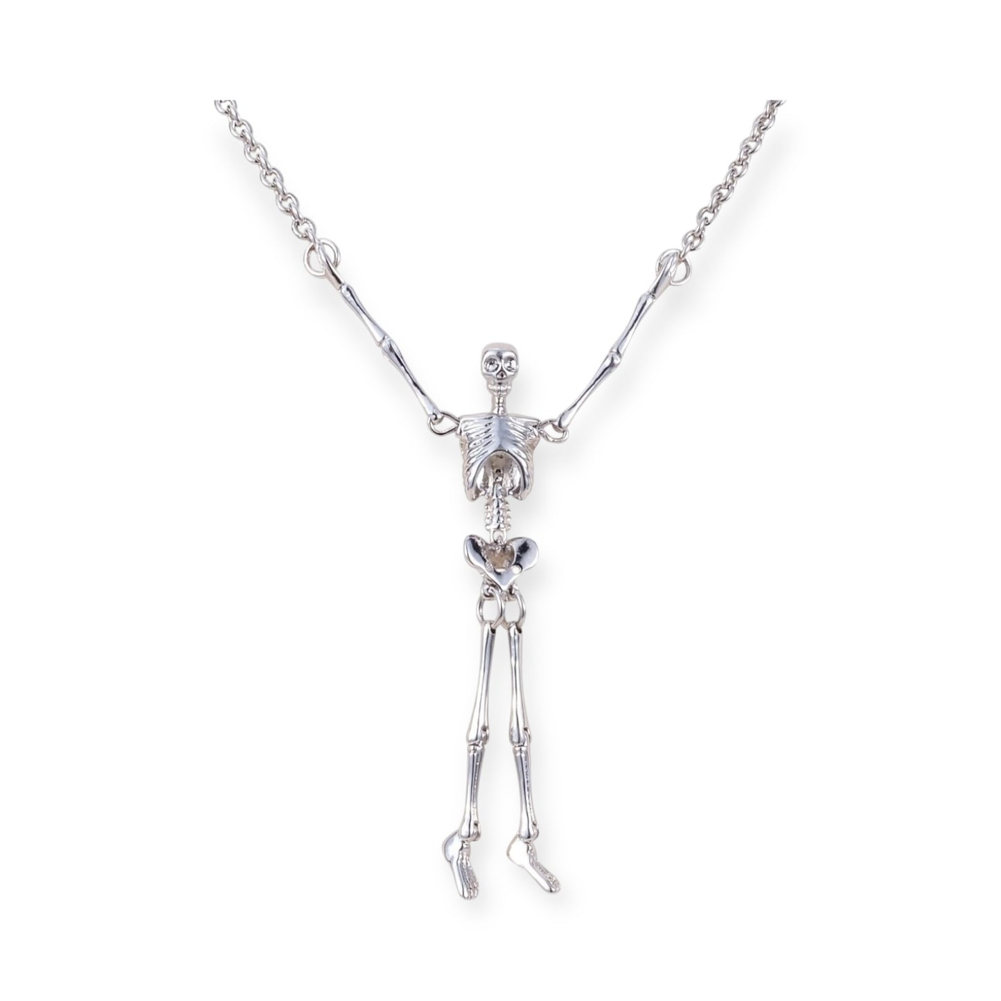 Skeleton Body Pendant Necklace (3 Colors)