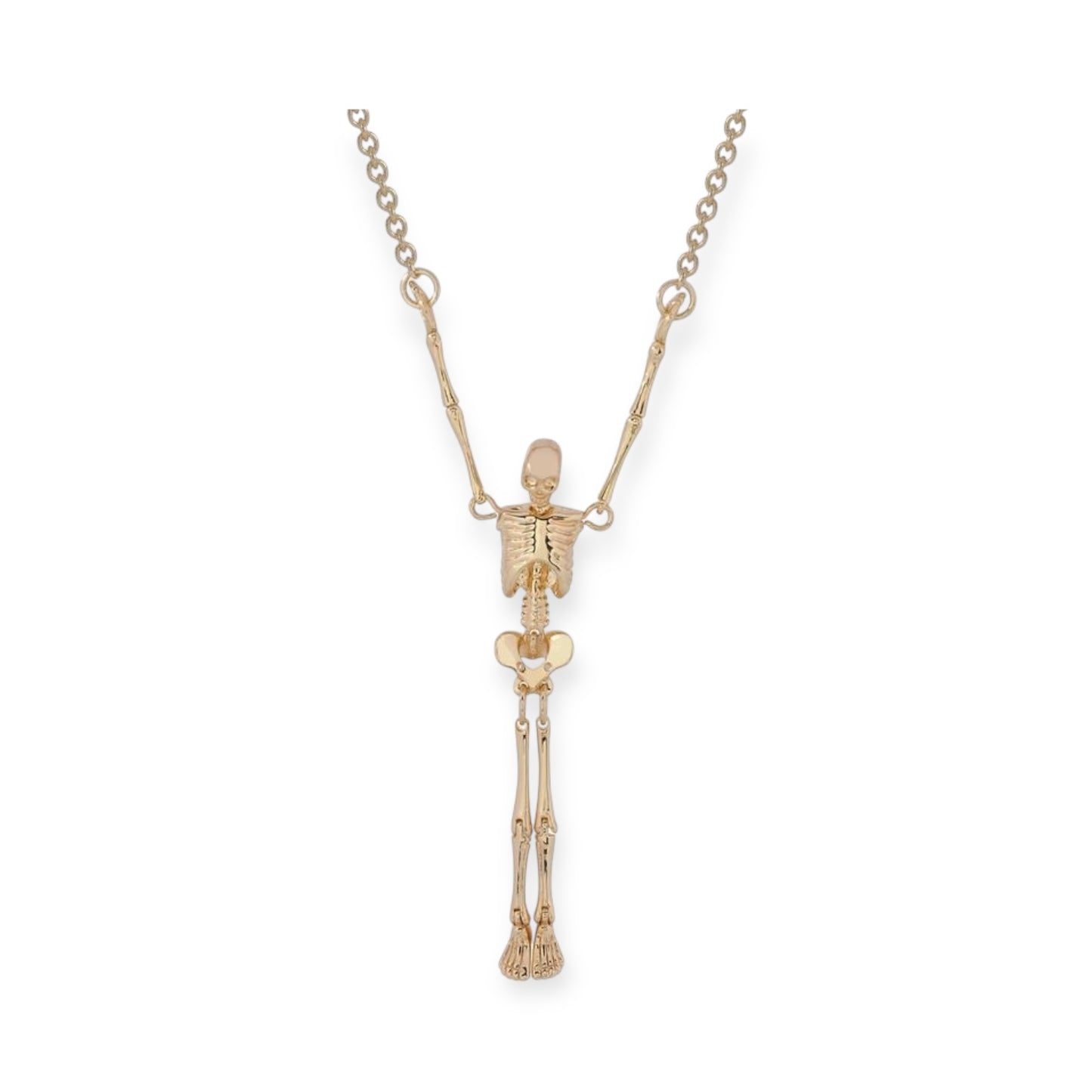 Skeleton Body Pendant Necklace (3 Colors)