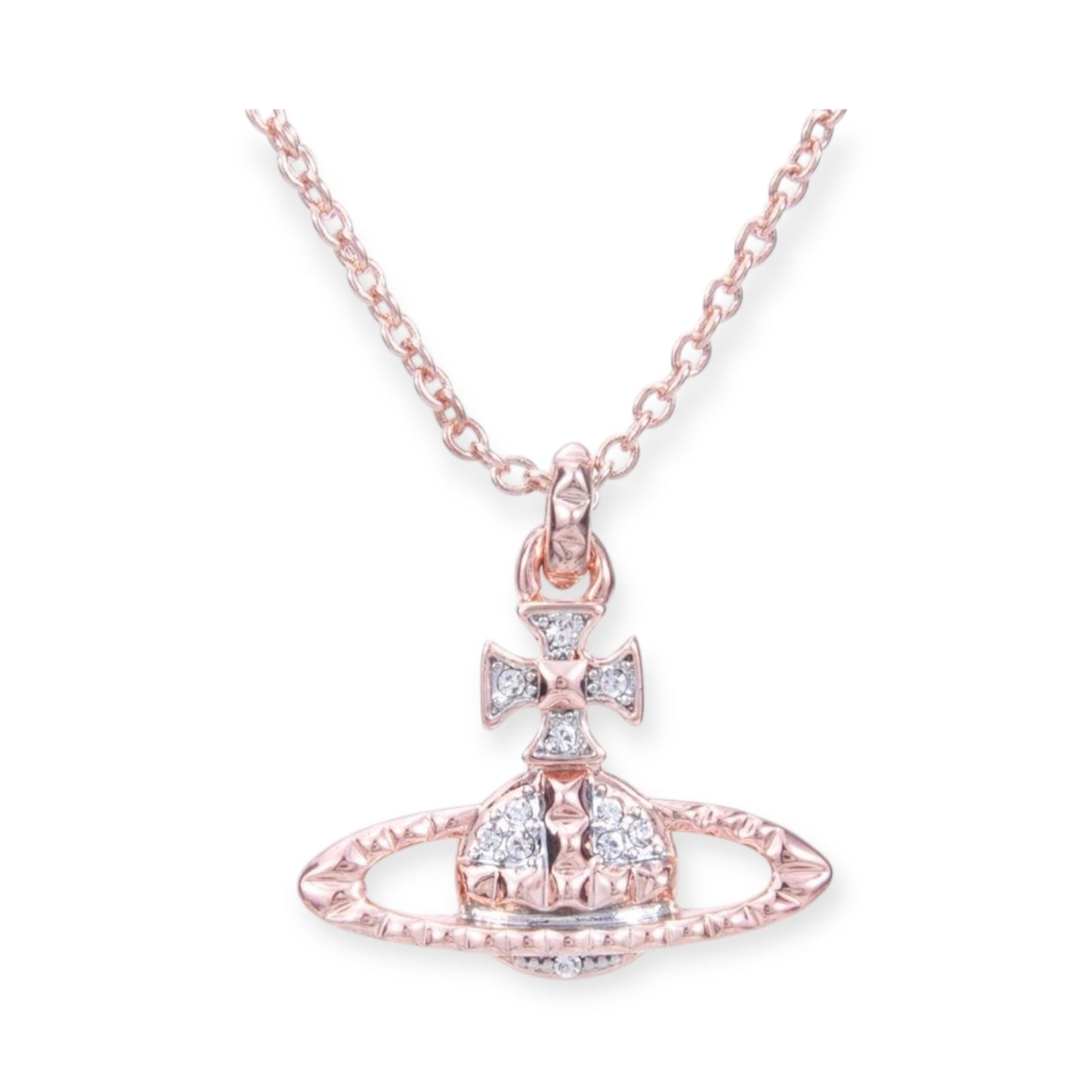 Abstract Shape Multigem 2D Orb Necklace (4 colors)