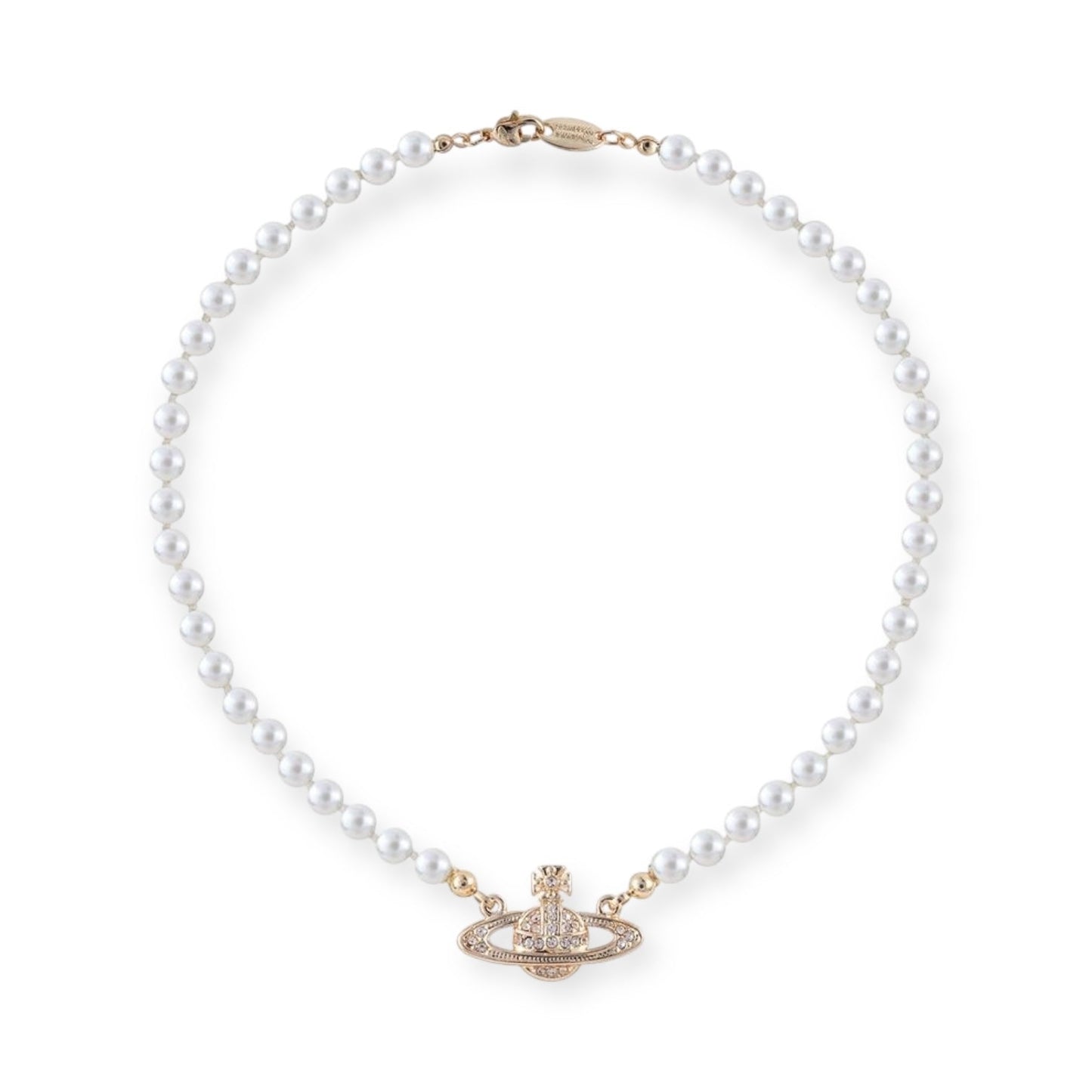 Beaded Pearl Abstract Bas Pendant Orb Necklace *3 Colors*