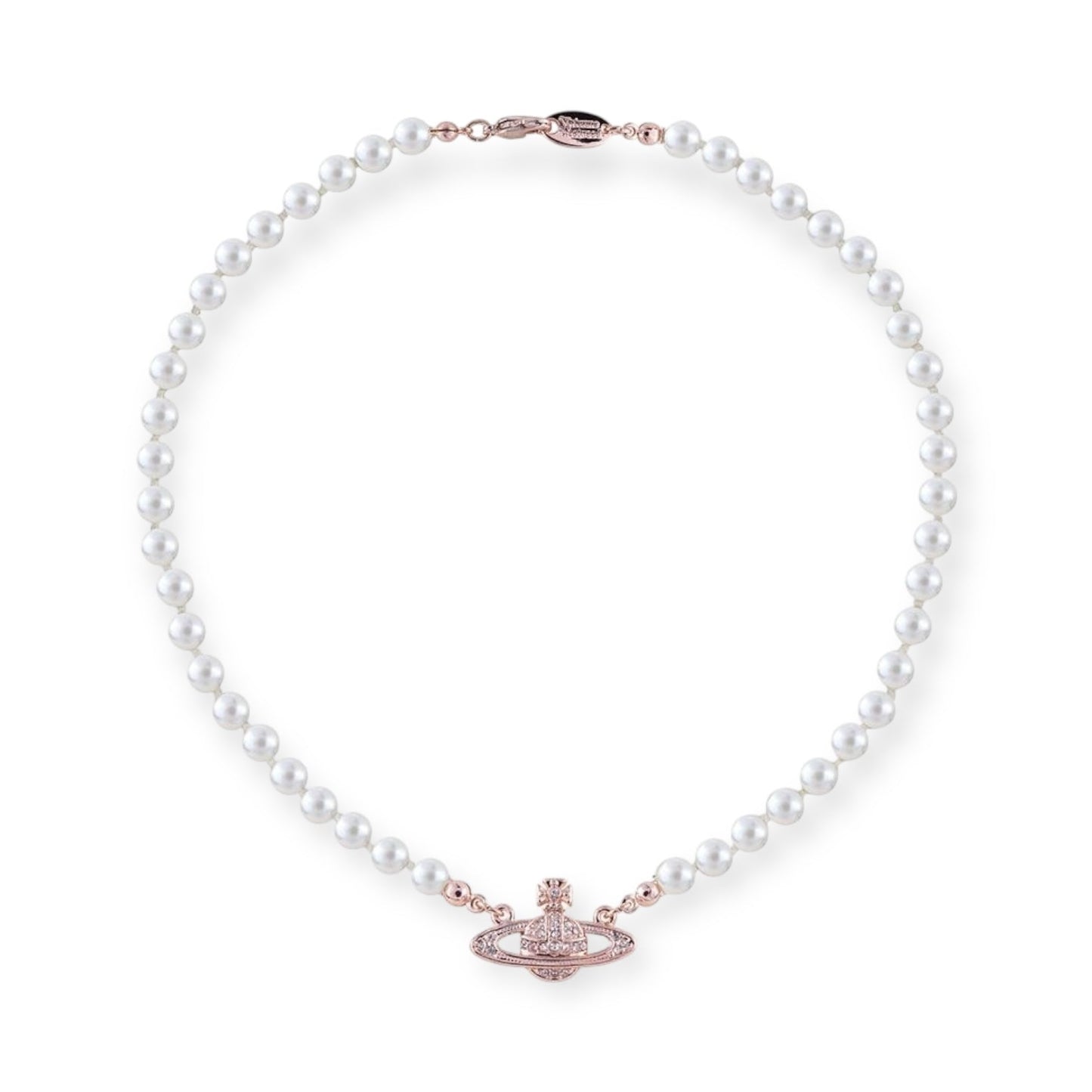 Beaded Pearl Abstract Bas Pendant Orb Necklace *3 Colors*