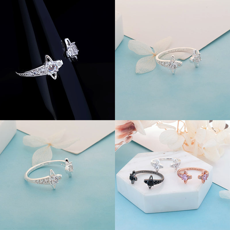 Abstract Shape Multigem 3D Orb Pendant Bracelet (5 Colors)