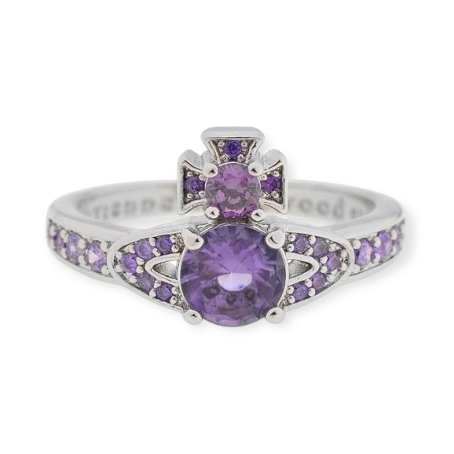 Multicolor Gem Orb Studded Encrusted Ring (8 colors)