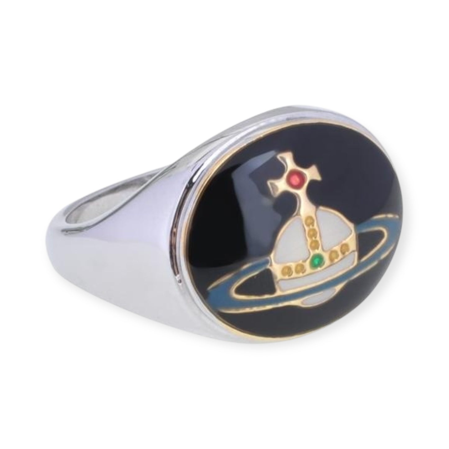 Colorful Abstract Enamel Orb Design Ring (5 Colors)