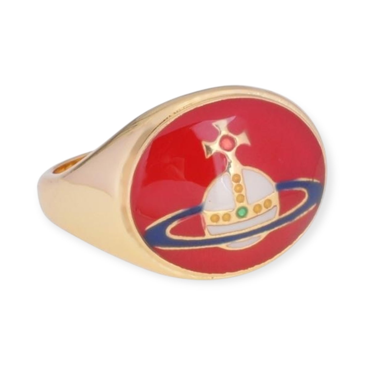 Colorful Abstract Enamel Orb Design Ring (5 Colors)