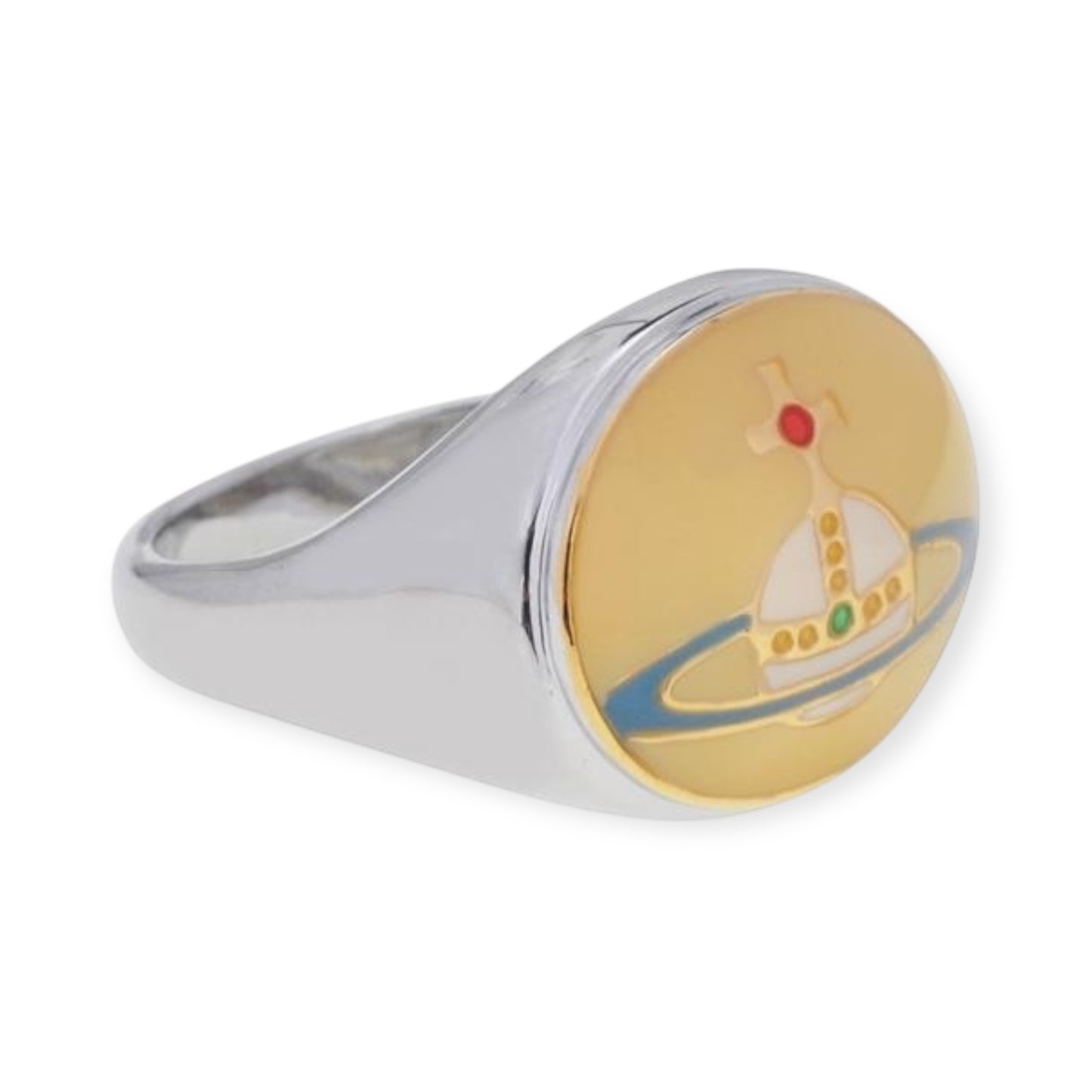 Colorful Abstract Enamel Orb Design Ring (5 Colors)