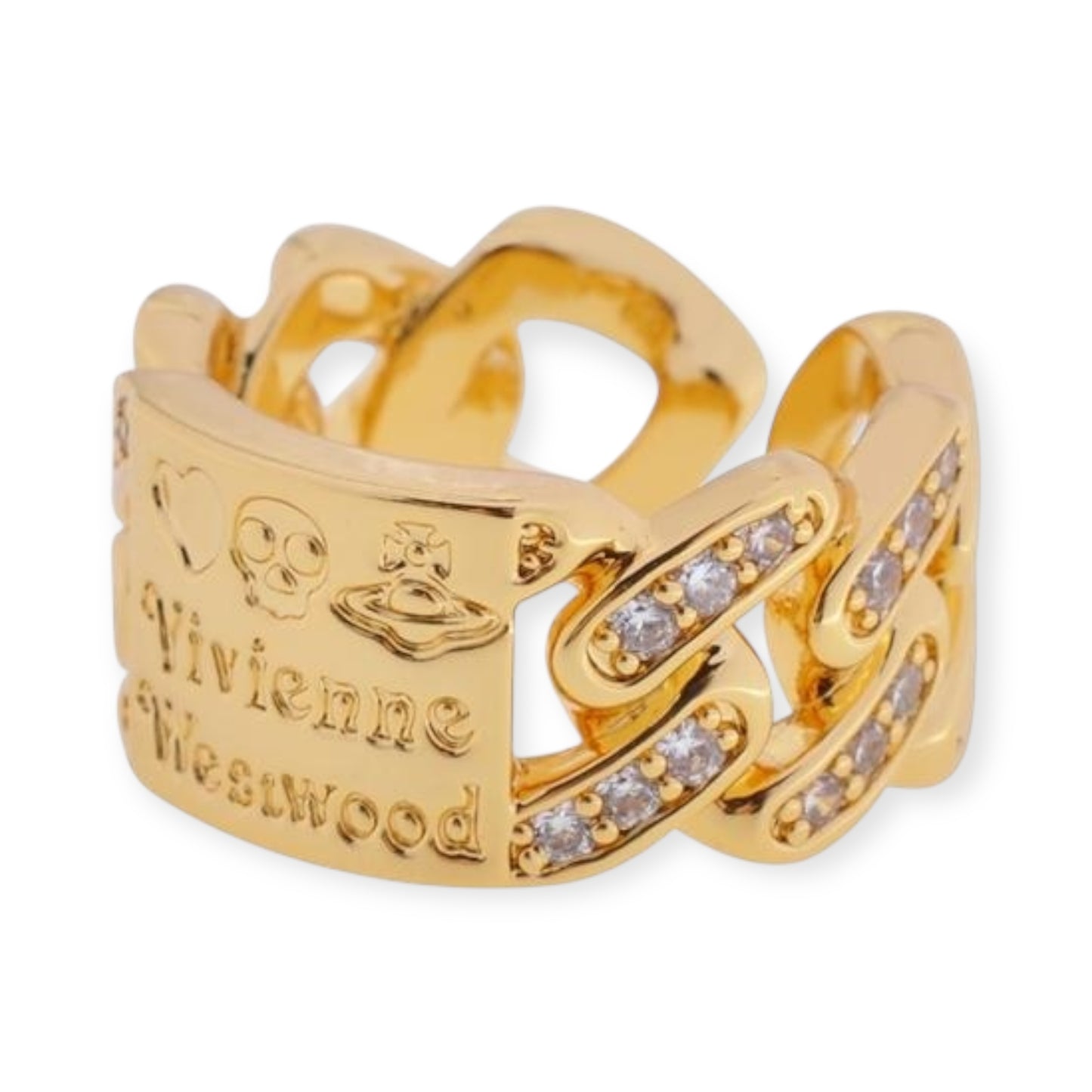 Open End Braided Belt Gold & Silver Ring (2 Colors)